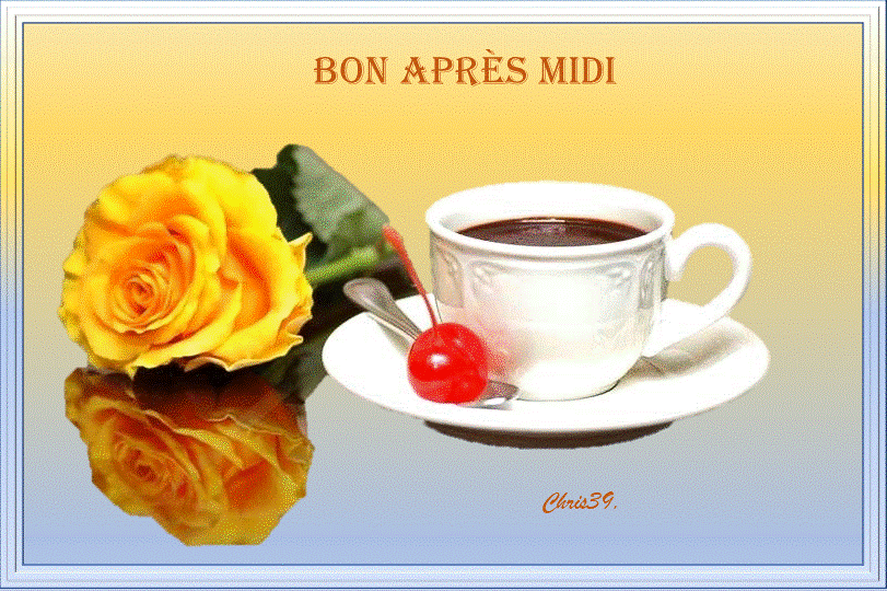 créa bon après midi